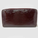 LOUIS VUITTON 2012 Zippy Burgundy Epi Electric Leather Wallet