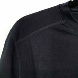 QOR Men's Black Size S V-Neck Short Sleeve Shirt