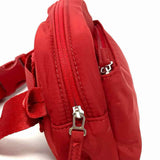 ATHLETA All About Crossbody Nylon Red Zip Mini Waist Bag