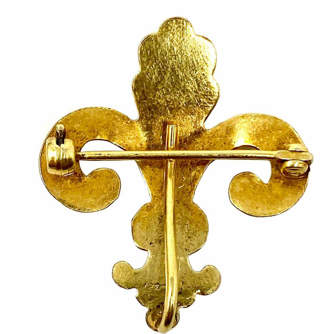 Fleur De Lis 12K Gold Filled Plated Brooch