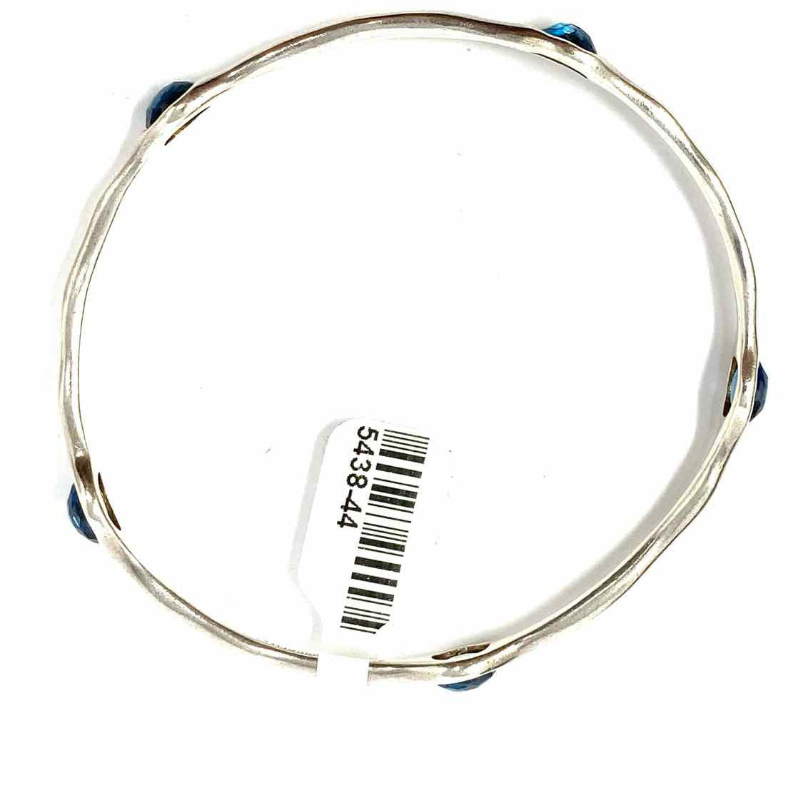IPPOLITA 925 Sterling Silver Thin Blue Topaz Bangle