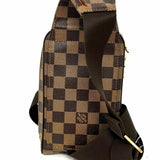 LOUIS VUITTON 2004 Geronimos Slingbag Brown Damier Ebene Made in Spain Crossbody