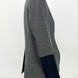 rag & bone Timeless Women's Gray Navy Size S Wool Blend Color Block Blazer