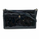 Kate Spade Camellia St Amy Black Rectangle Polka Dot Patent Leather Crossbody
