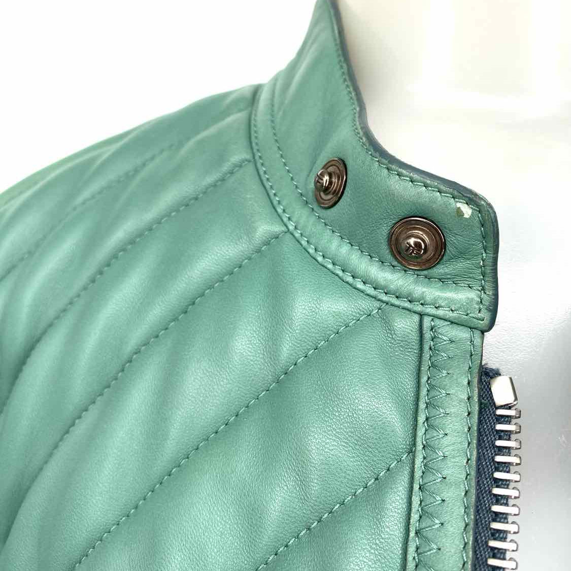 TOM FORD Men's Teal Size 48/M Quilted Jacket
