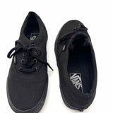 Vans Women's Black Size 6.5 Lace-up Canvas Sneakers