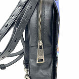 MOSCHINO Teddy Transformer Blue Mini Bear Leather BackPack