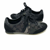 Coach Joss Women's Charcoal Size 7 Lace-up Signature Sneakers