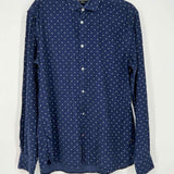 Faherty Men's Green Size M Button Down Cotton Long Sleeve Shirt