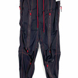 99% IS Men's Black Size S Moto Pants