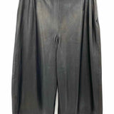 Iris & Ink Women's Black Size 2 Leather Capris