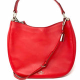 Coach Nomad Red Hobo Leather Shoulder Bag