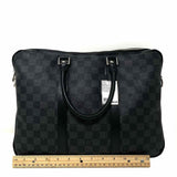 LOUIS VUITTON Coated Canvas Charcoal Damier Graphite Messenger Bag