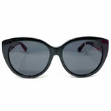 Christian Dior Black Pink Cat Eye Quilted Sunglasses