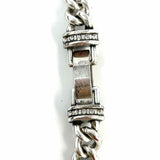Brighton Urban Lights Silver tone Chain 17.5" Heart Crystal Necklace