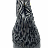 miu miu 2000's Matelasse Shopping Black pleated Leather Tote
