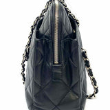 Chanel 2011-12 In-The-Business Large Black Quilted Leather Made in Italy Tote