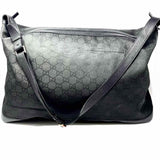 Gucci Nylon Black GG Canvas Duffle Bag
