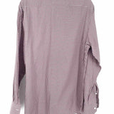Ermenegildo Zegna Men's Purple Size 43/L Button Down Cotton Long Sleeve Shirt