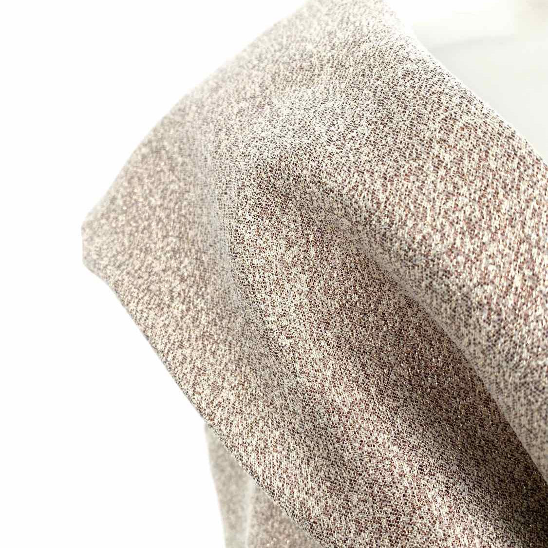 teri JON Women's Champagne Size 10 Strapless Shimmer Dress