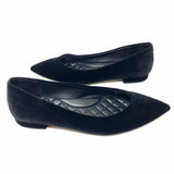 Birdies The Goldfinch 15 Women's Black Size 8 Pointed Velvet Flats