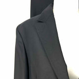 GIANNI VERSACE Women's Black Size 12 Wool Blazer & Pants Set