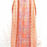 Joie Women's Peach Purple Size L Keyhole Silk Floral Sleeveless