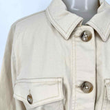 Madewell Women's Beige Size S Belted Denim Shirt Dress