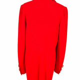ST. JOHN COLLECTION Women's Red Size 8 Button Down Santana Knit Jacket