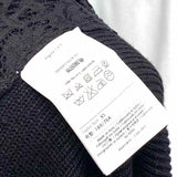 Valentino Black Lace Detail Shawl