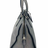 Coach Nolita Silver Boston Pebbled Leather Satchel