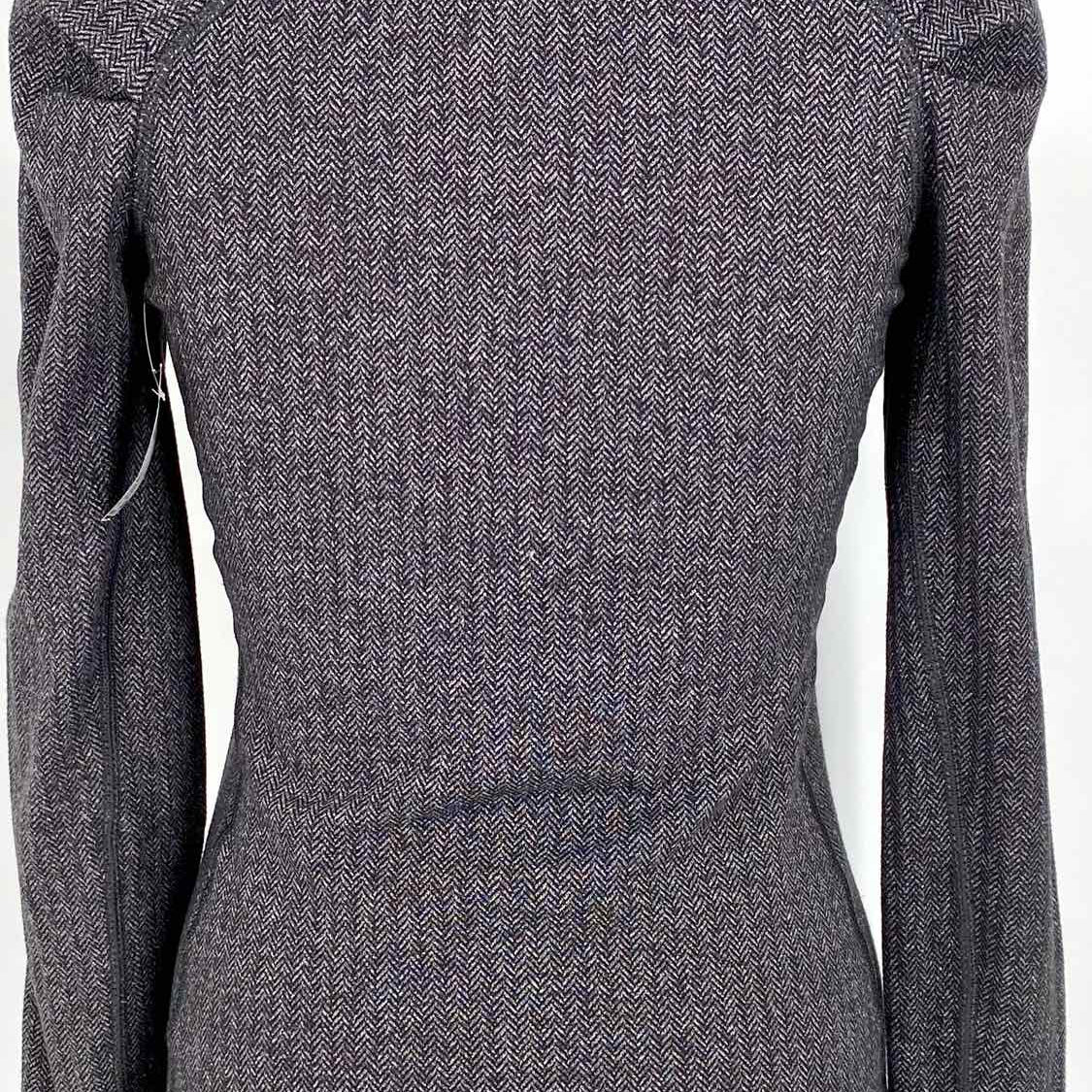 Lululemon Think Fast Women's Gray Size 4 heather Long Sleeve