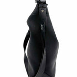 Stow Curve Bag Black Hobo Pebbled Leather Shoulder Bag