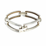 Mexico JRI Mid-Century .925 Sterling Silver Modernist Bracelet