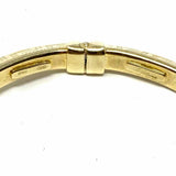 Mia Fiore .925 Sterling 14K GP Geometric Bangle