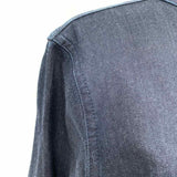 Vince Women's Dark Blue Size 4/s Long Sleeve Denim Mini Dress