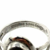 SARAH COVENTRY size 5 Sterling Silver Oval CAMEO Ring