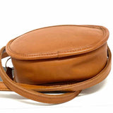 Coach 1995 Canteen D5G-9982 Leather Cognac Circle Crossbody