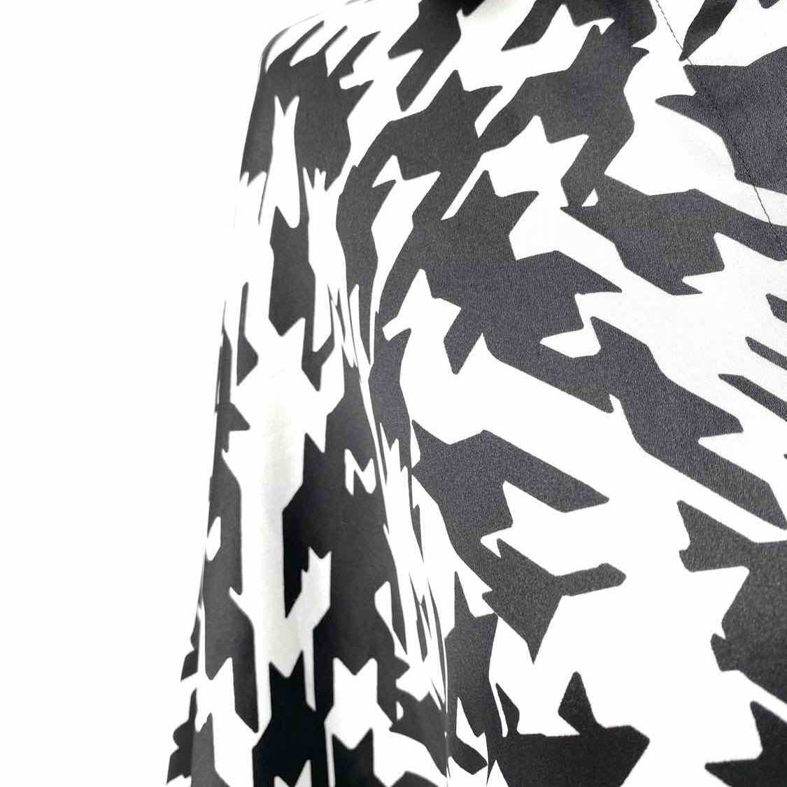 Marciano Guess Women's black/white Button Down Abstract Size S Dress