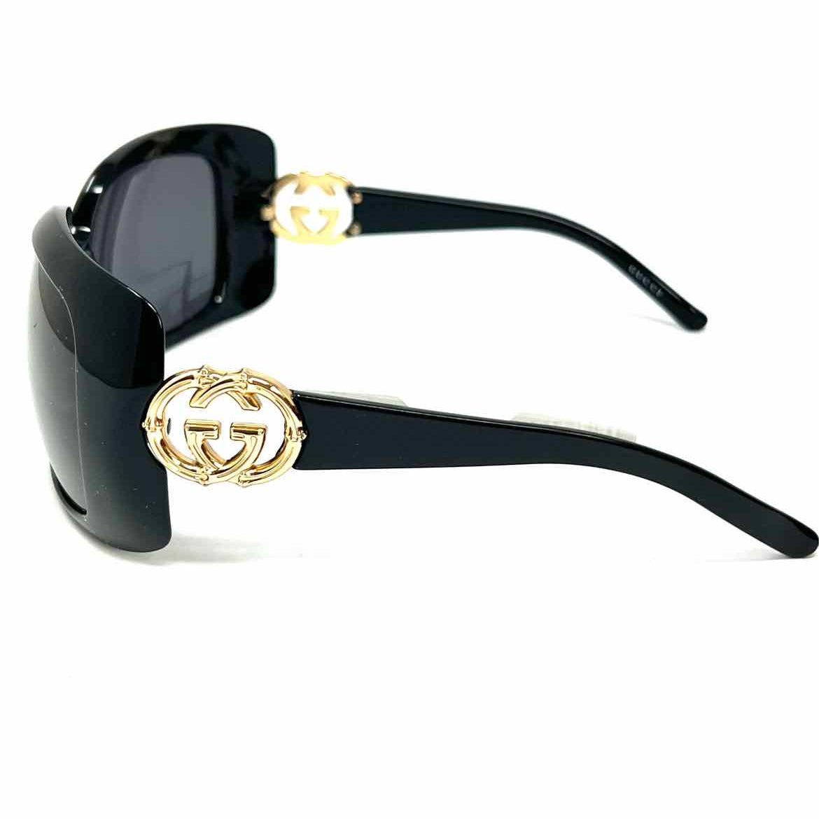 Gucci GG3034/S Acetate Black Rectangle GG Sunglasses