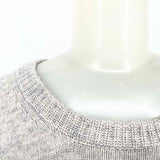 BROCHU WALKER Women's Gray Size M Crew Wool Cashmere Blend Knit Sweater