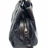 Coach Vintage Y2K Black pleated Leather Shoulder Bag