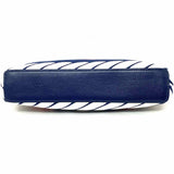 Brighton Anchors Cutters Canvas Red White Blue Hinged Chain Clutch