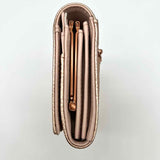 Ted Baker Bobble Matinee Rose Gold Kisslock Pebbled Leather Wallet