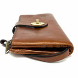 Patricia Nash Brown Bi-Fold Leather Wallet
