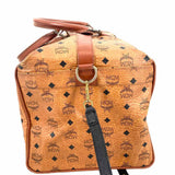 MCM Brown Visetos Print Duffle Bag