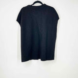 W by Worth Boiled Wool Black Shawl