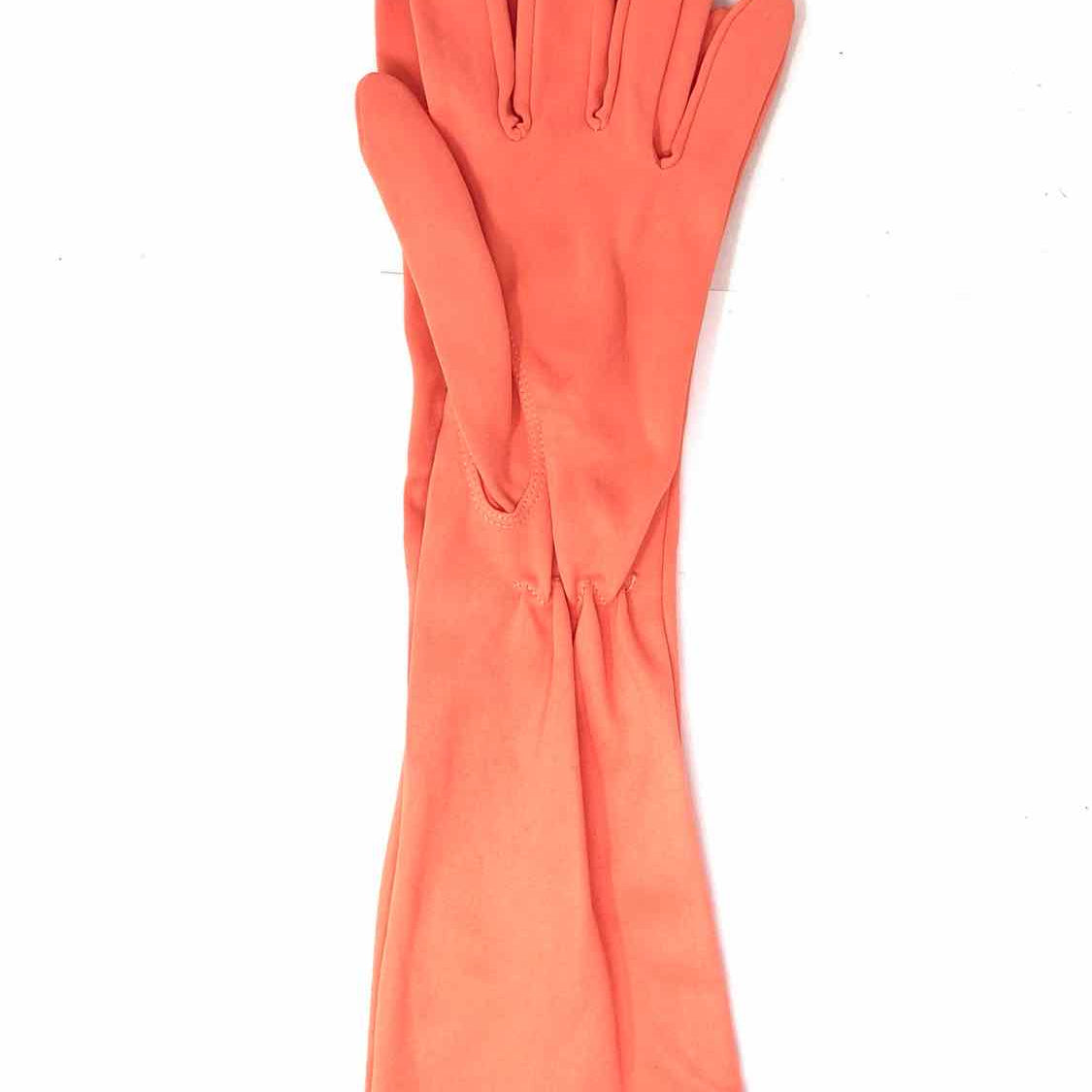 Vintage Women's Peach Long gloves