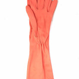 Vintage Women's Peach Long gloves