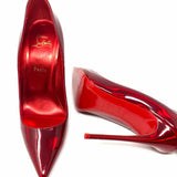 Christian Louboutin So Kate 120 Women's Red Size 40.5/10 Stiletto Patent Pumps